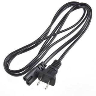 US Plug 2 Prong Port AC Power Adapter Cord Cable for Laptop PC VCR PS2 