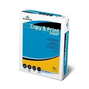 GP Ream Multipurpose White Paper 20 lb 500 Ct Letter Size Fast 