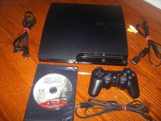 Sony PlayStation 3 Slim 320 GB Charcoal Black Console NTSC