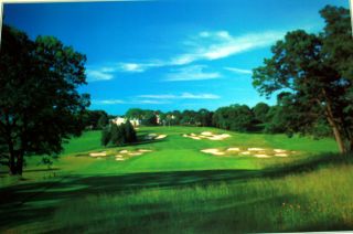 2002 US Open Golf Bethpage Black Course Original Giclee Poster New in 