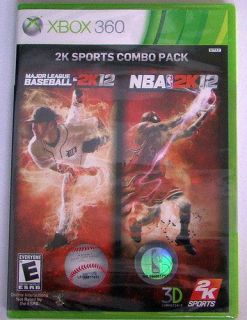 2K Sports MLB 2K12 NBA 2K12 Combo Pack Xbox 360 2012