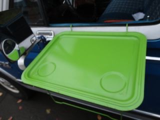 Drive in Car Hop Multi Color Window Food and Soda Tray Set of 4 Family 