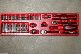    ON TOOLS 1 4 DRIVE 6 POINT 34 PIECES GENERAL SERVICE SET IN RED TRAY