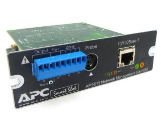 APC AP9619 Smart Slot UPS 10 100 Base T 100Base Network Management 