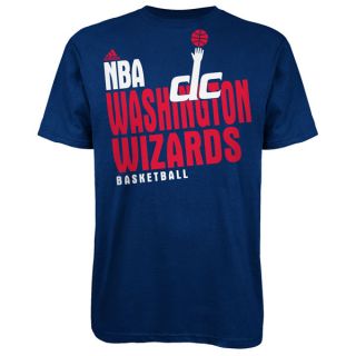 Washington Wizards Adidas Stacked Extreme T Shirt Navy