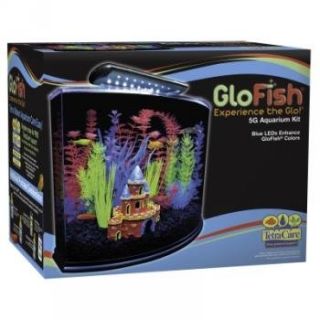Features of GloFish Aquarium Kit with Blue LED Light, 5 Gallon