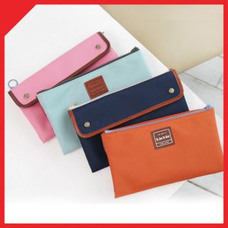   folding Iconic Prime Pencil case organizer 4pockets cosmetic Pouch bag