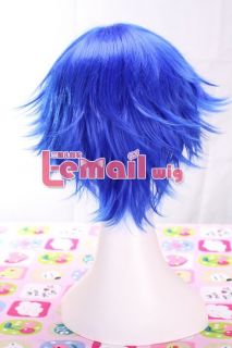 Vocaloid Kaito Short 25cm Royalblue Cosplay Wig ML02