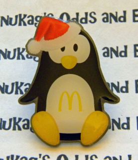 New In Package McDonalds Holiday Penguin Lapel Pin. FAST SHIPPING