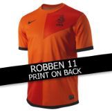Holland Football Shirts Nike Holland Home Shirt 2012 2013 with Player 