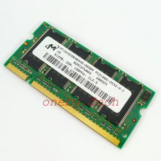 512MB PC2100 DDR266 200pin SODIMM CL2 5 Laptop Memory