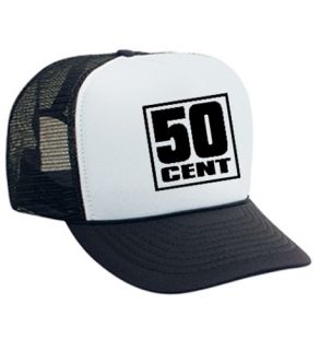 50 Cent Logo Trucker Hat Hip Hop G Unit Rap Shady New