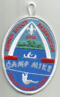   Camp Comer Patch Greater Alabama Council Coosa 50 Camp Mike Scout BSA