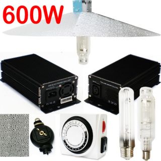600W Digital Ballast HPS + MH Bulb Vertical Grow Light System