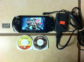Sony PSP 3000 Core Pack 64 MB Black Handheld; Bundle w/1gb mem. card 