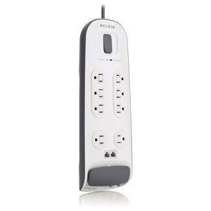 Belkin Advanced Surge Protector, 8 Outlets, White   NEW