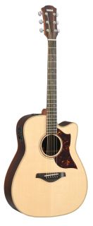 Yamaha A3R Acoustic Electric Dreadnought Guitar, New, with case