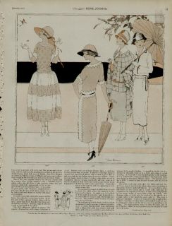 1922 FASHION PAGES   2 PAGES / SOUTHERN CLOTHES THAT ARE HARBINGERS OF 