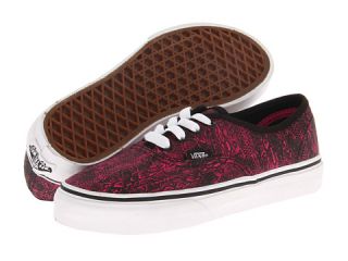 Vans Kids Authentic (Toddler/Youth) (Hearts) Fandango Pink/True White 