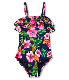 Juicy Couture Kids   Wildflower Child Ruffle Maillot (Toddler/Little 