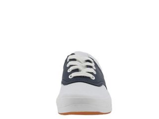 Keds Kids School Days II (Youth) White/Navy Leather    