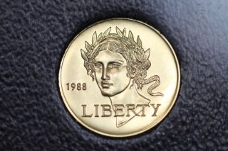 1988 w Olympic $5 Dollar Gold ICG MS70 Special Edition Coin Signed 226 