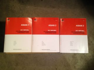 Asian Set 2011 Mitchell Collision Estimating Guide Crash Book Manual 1 