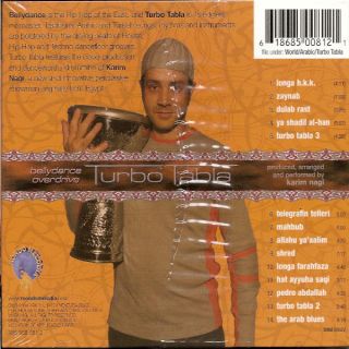 Turbo Tabla Belly Dance Overdrive Middle East Techno CD