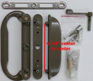 Interlock SBML Kit 191074 170 Bronze Locking Sliding Glass Door Handle 