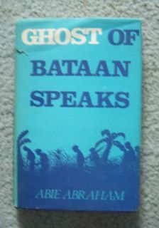 RARE Ghost of Bataan Speaks Signed Abie Abraham Butler PA  World War 
