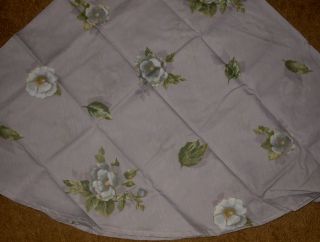 New 72Tableround Tablecloth Purple Plum Floral Marisol