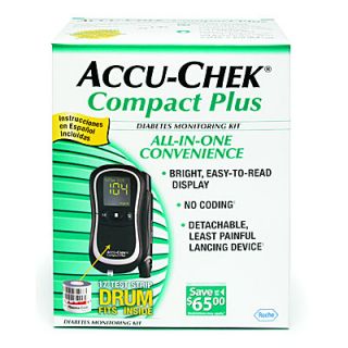 Accu Chek Compact Plus Diabetis Monitoring Kit System