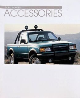 1993 Ford Ranger Pickup Truck Accessories Brochure