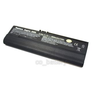 replacement laptop battery for acer 3ur18650f 3 qc262 3200 5500