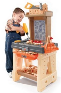New Kids 65 Piece Toy Workbench Work Bench with Building Tools 