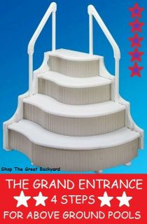   Entrace Pool Ladder 4 Steps for Above Ground Swimming Pool