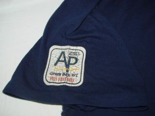 Mens Reebok Navy Green Bay Packers Acme Vintage Applique T Shirt XXXXL 