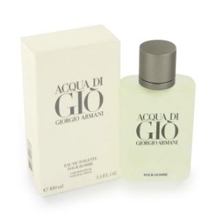 Acqua Di Gio Cologne by Giorgio Armani for Men Eau De Toilette Spray 3 