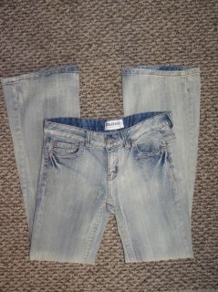 Deb Jeans Juniors Distressed Stretch Denim Jean Size 1 9