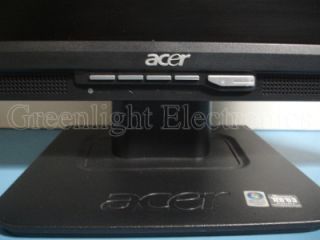 Acer AL1917 19 LCD Flat Screen Monitor DVI VGA with Internal Speakers 