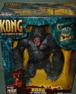 King Kong Mezco MISB 15 Open Mouth Action Figure Roaring Gorilla 