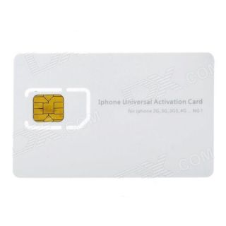 New Universal Activation Sim Card for iPhone 2G 3G 3GS 4 4S