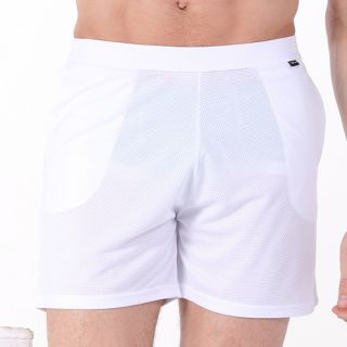   Mesh Gym Sports Pants Comfort Boxer Shorts Active Bottom Trunks