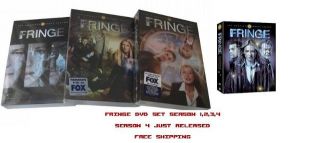Fringe Complete DVD Collections Seasons 1 2 3 4 Season 4 Just Released 
