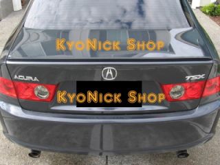 Unpainted Boot Wing Trunk Lip Spoiler for ACURA TSX 1st 04 08 ▲