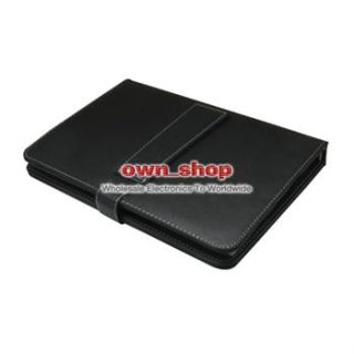   Leather Case Stand With Keyboard For 10 10.1 Ampe A10 Tablet PC MID