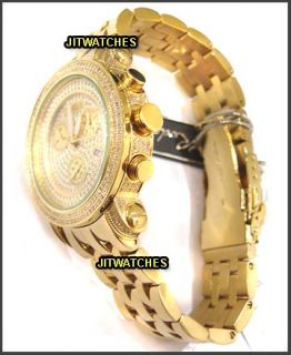 Joe Rodeo JoJo 3 50ct Diamond Watch Gold Classic Aqua
