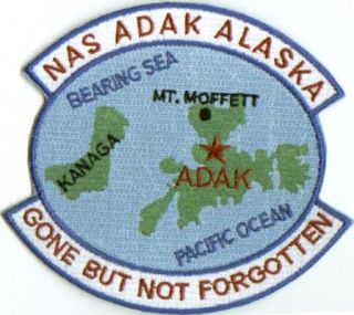 US Navy Base Patch Adak NAS Alaska Closed