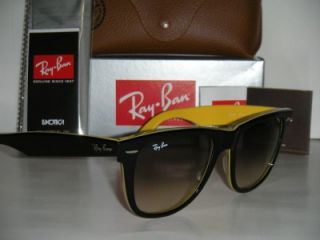 Ray Ban RB 2140 Wayfarer 100032 54mm Black on Yellow