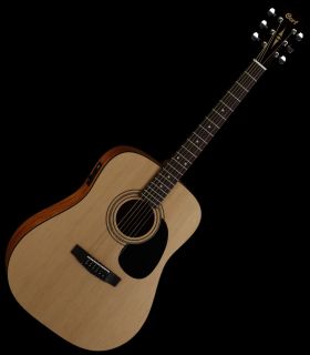 new cort standard series ad810e ns acoustic electric guitar natural 